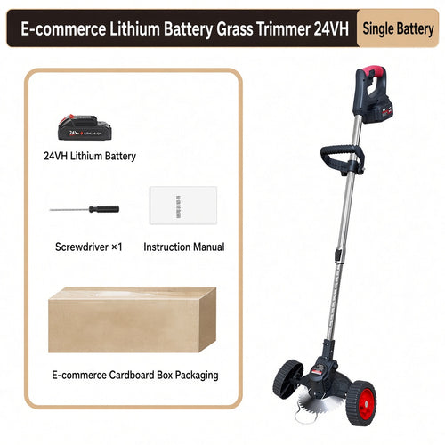 Cordless Wheeled String Trimmer with Battery