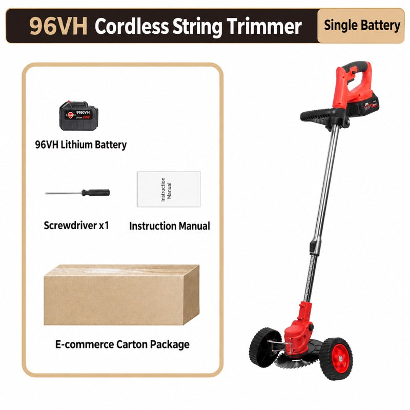 Zenomint wheeled string trimmer kit and accessories
